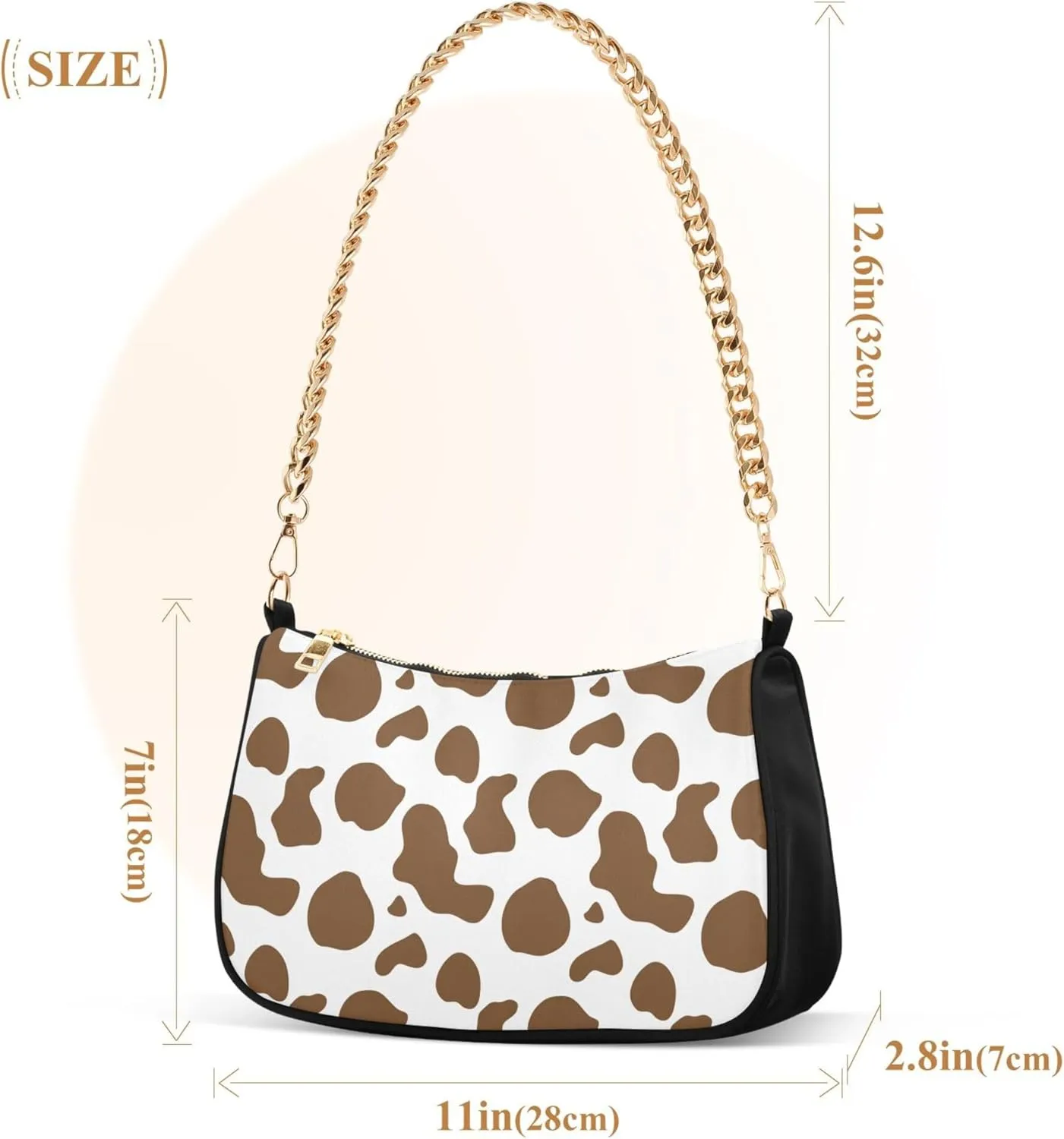 Women's Handbags Tote Crossbody Bag Stylish Purse Ladies Shoulder Bag Handbag Neon Watermelon Black Crescent Bag