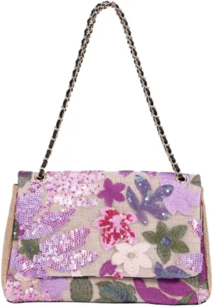 Womens Mermaid Sequins Shoulder Bag Reversible Sequin Handbag Purse Sparkling Tote Shiny Hobo Bag