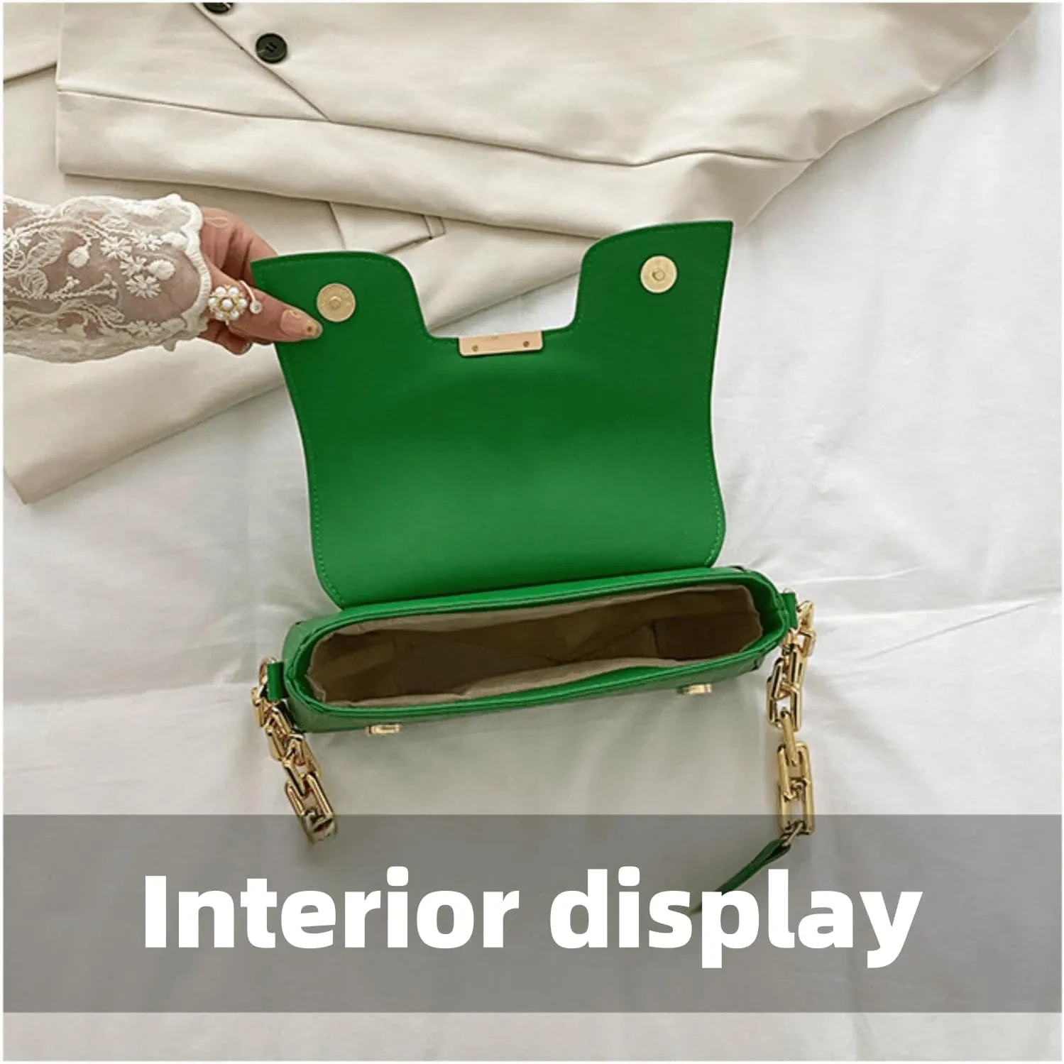 Women's Plaid Striped Saddle Crossbody Shoulder Underarm Satchel Handbag Tote Clutch Purse Hobo Bag