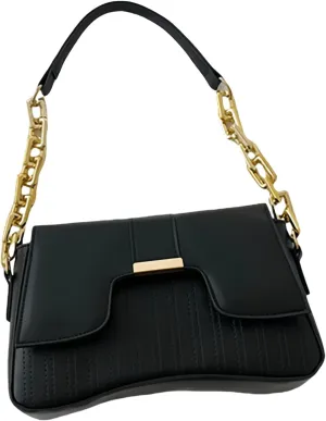 Women's Plaid Striped Saddle Crossbody Shoulder Underarm Satchel Handbag Tote Clutch Purse Hobo Bag