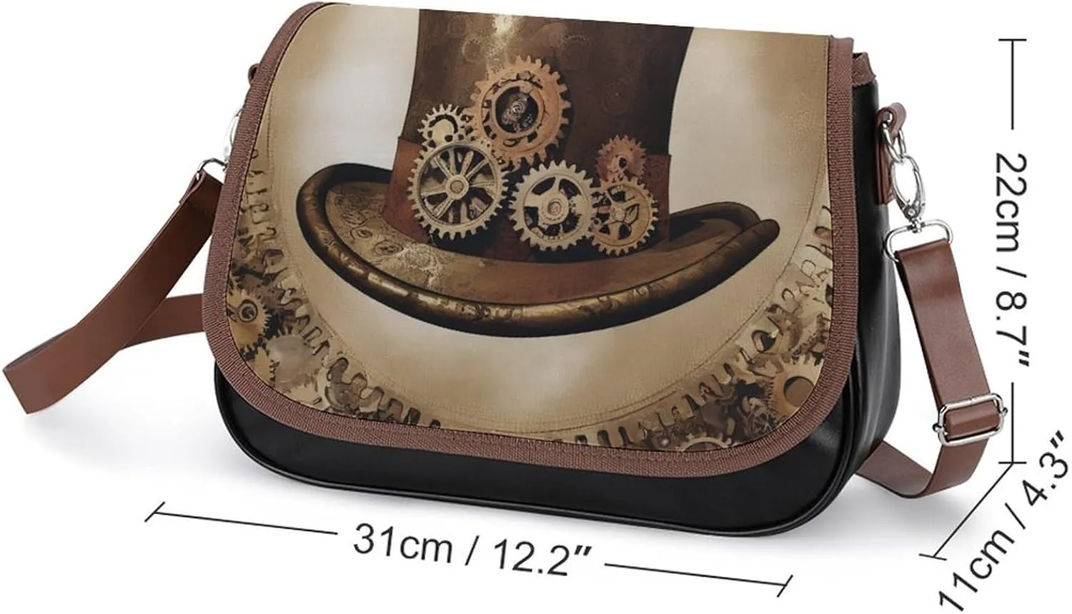 Womens PU Leather Crossbody Bag Lightweight Cellphone Purse Handbags with Adjustable Strap