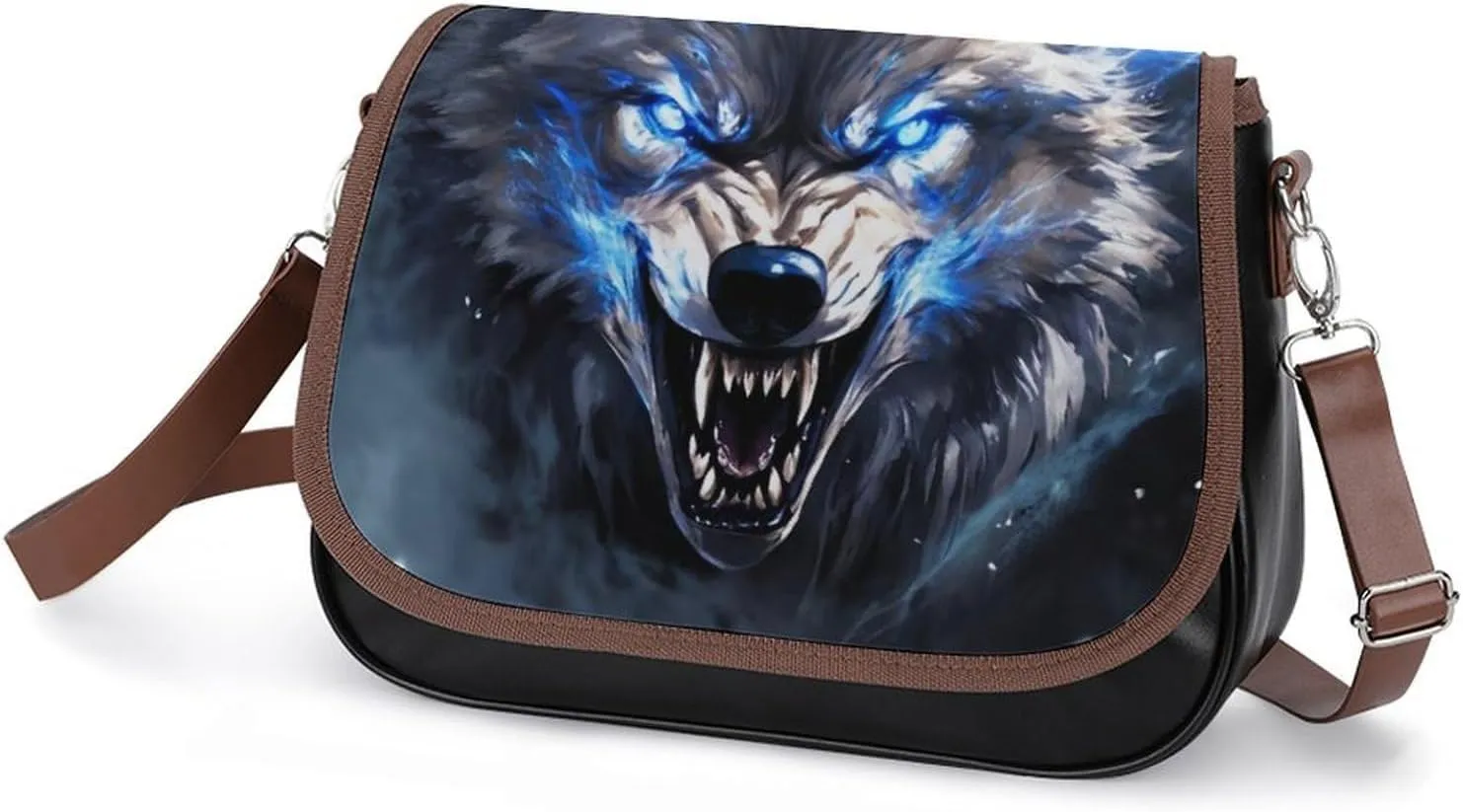 Womens PU Leather Crossbody Bag Lightweight Cellphone Purse Handbags with Adjustable Strap
