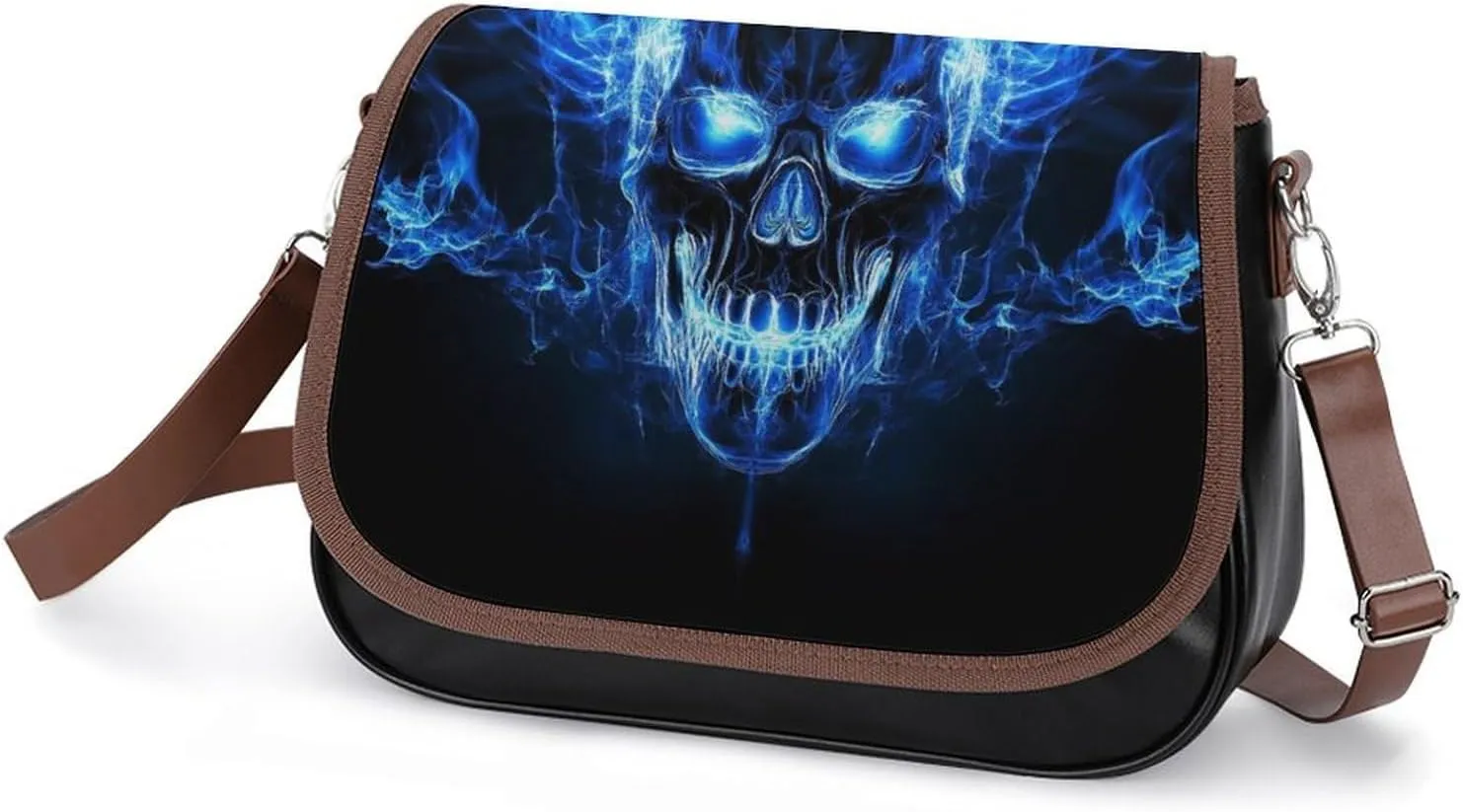 Womens PU Leather Crossbody Bag Lightweight Cellphone Purse Handbags with Adjustable Strap