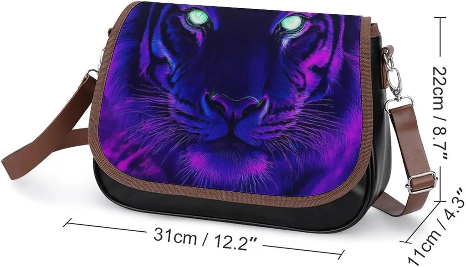 Womens PU Leather Crossbody Bag Lightweight Cellphone Purse Handbags with Adjustable Strap
