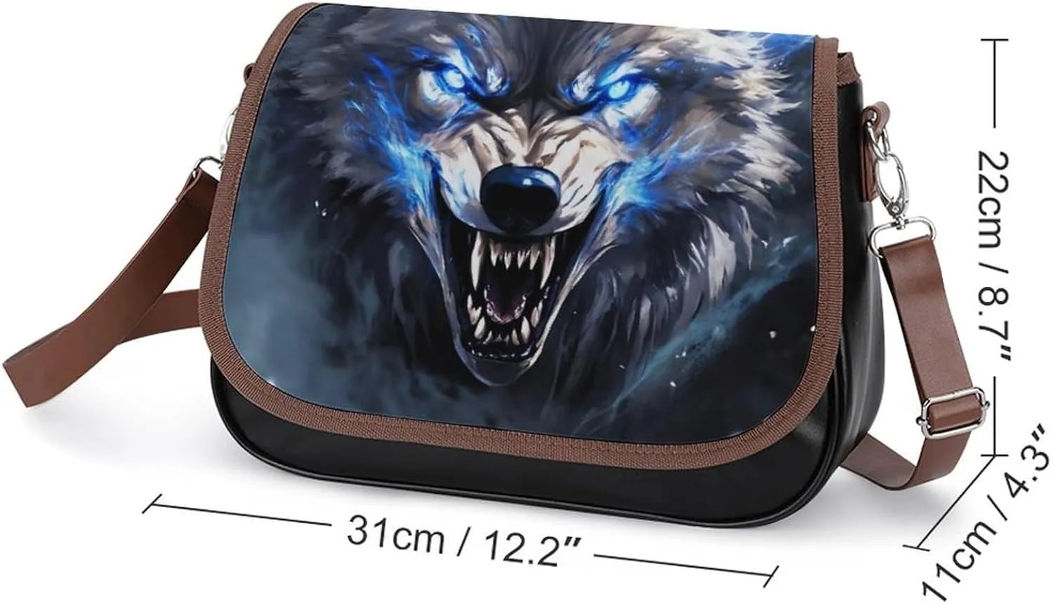 Womens PU Leather Crossbody Bag Lightweight Cellphone Purse Handbags with Adjustable Strap