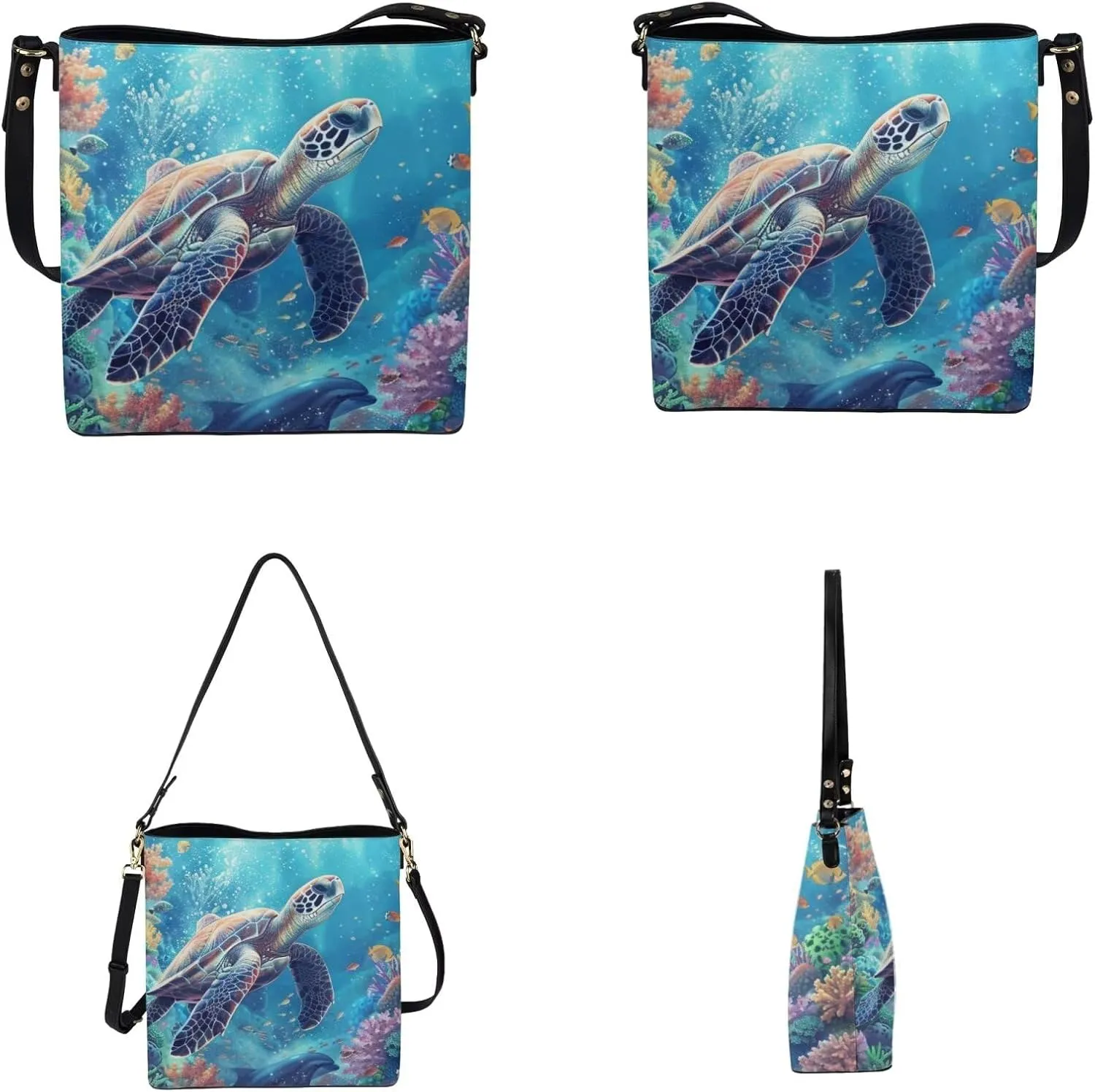 Womens Purses and Handbags Fashion Office Work Handbag Purse 2Pcs Set