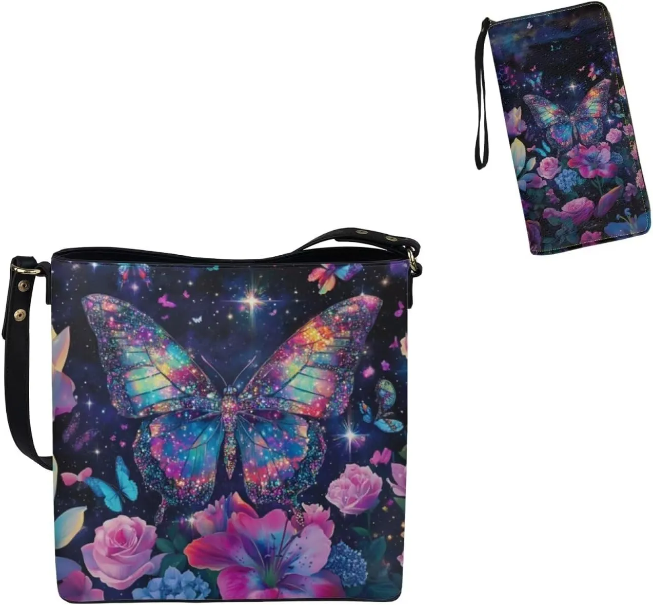 Womens Purses and Handbags Fashion Office Work Handbag Purse 2Pcs Set