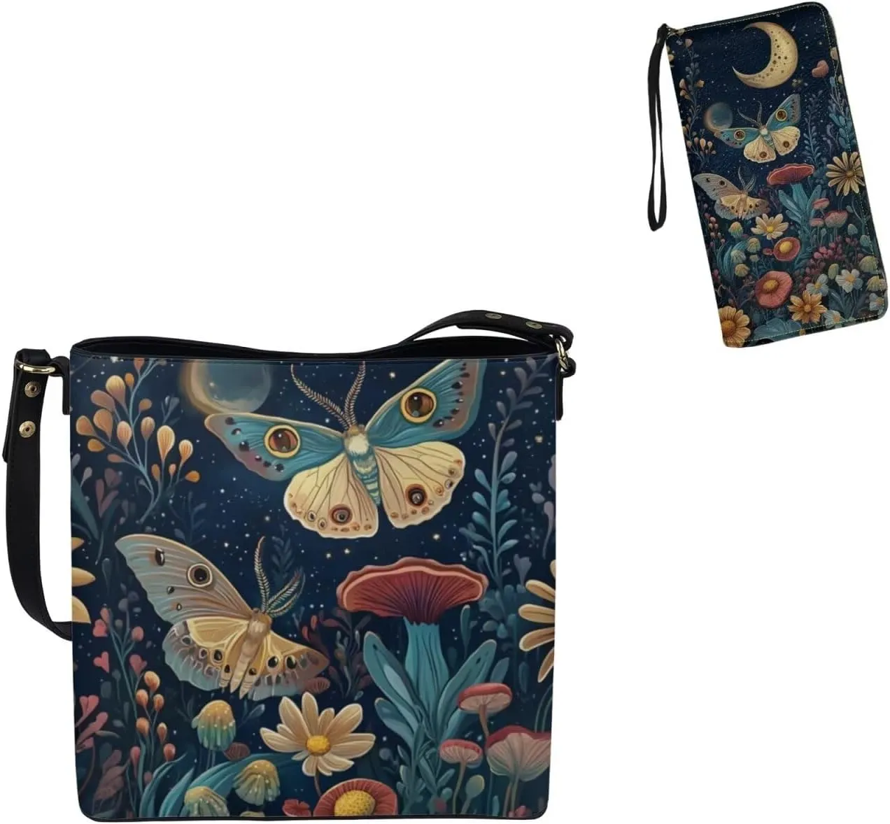 Womens Purses and Handbags Fashion Office Work Handbag Purse 2Pcs Set