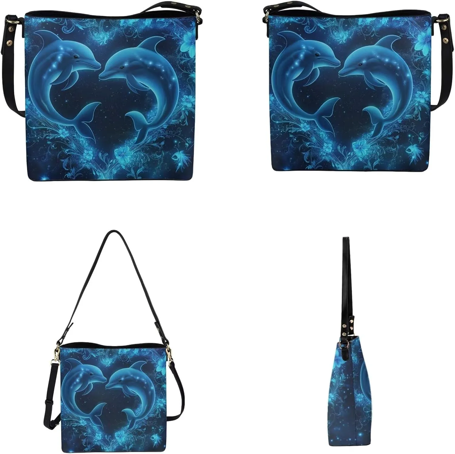 Womens Purses and Handbags Fashion Office Work Handbag Purse 2Pcs Set