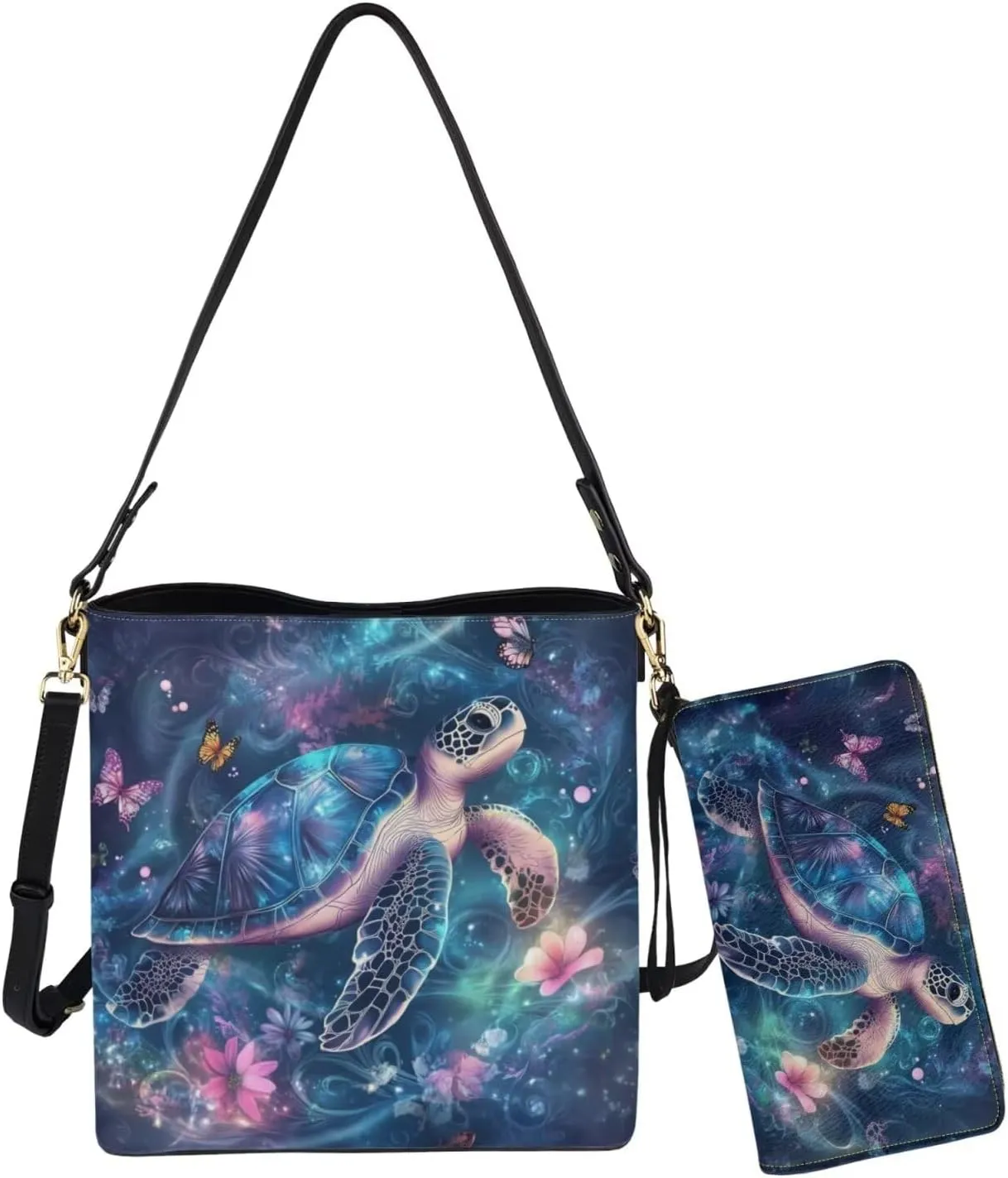 Womens Purses and Handbags Fashion Office Work Handbag Purse 2Pcs Set