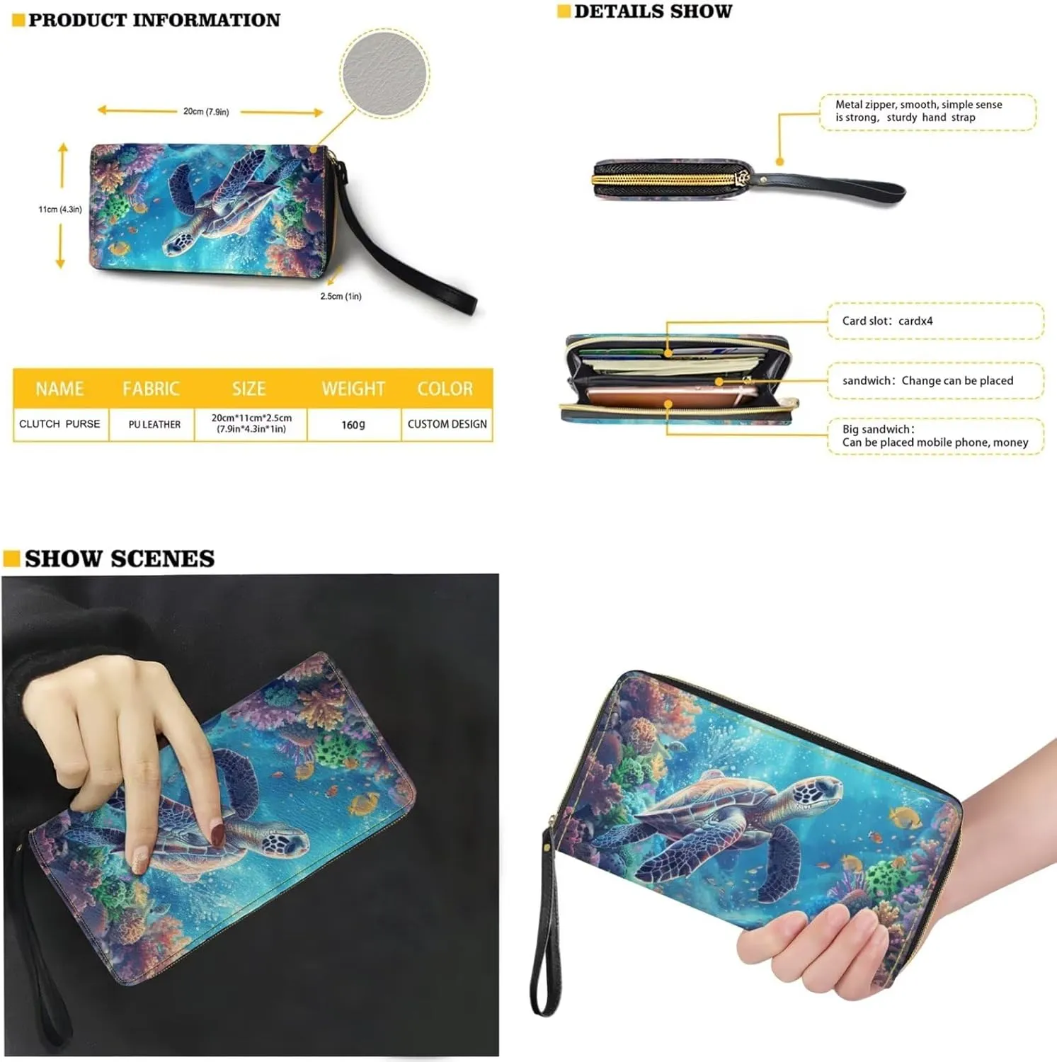 Womens Purses and Handbags Fashion Office Work Handbag Purse 2Pcs Set