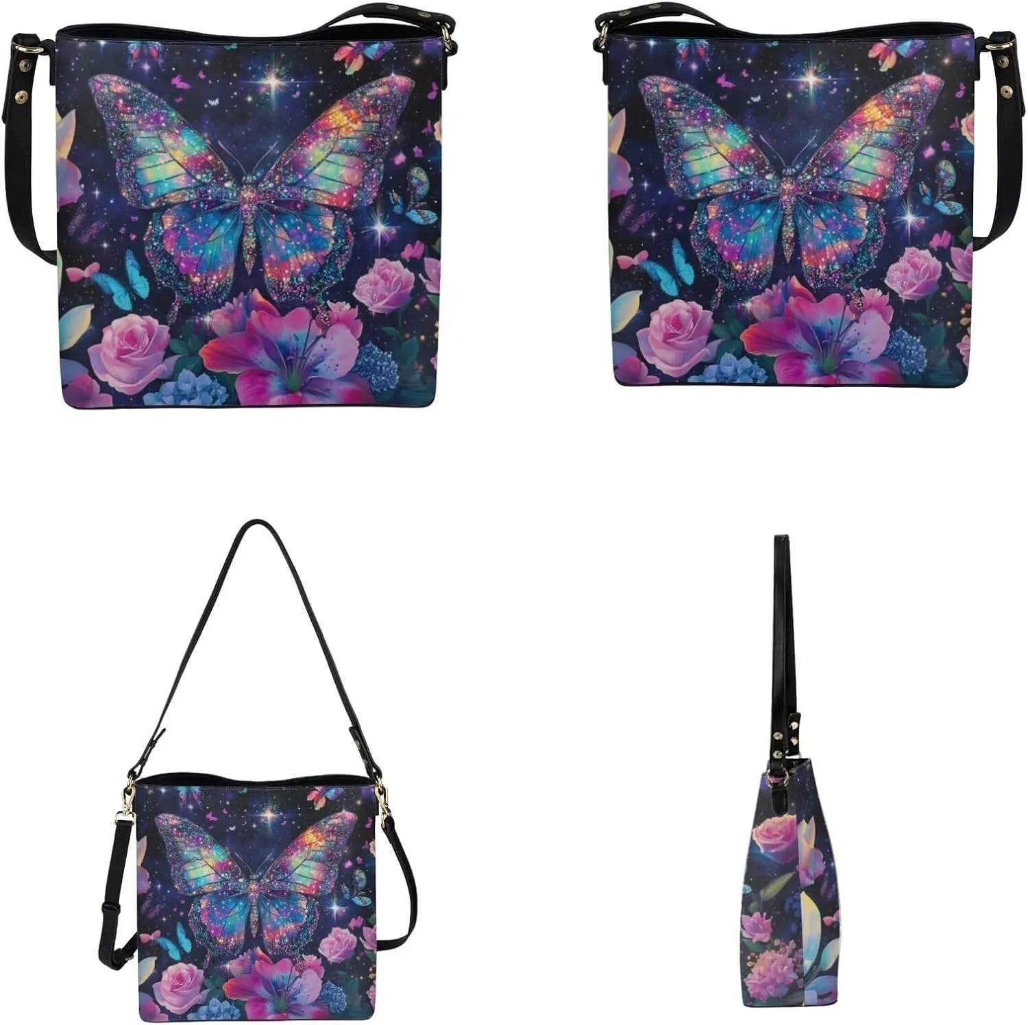 Womens Purses and Handbags Fashion Office Work Handbag Purse 2Pcs Set