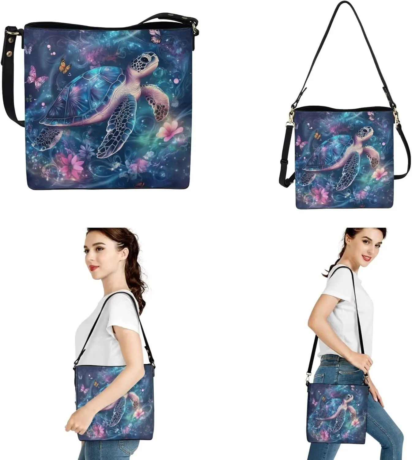 Womens Purses and Handbags Fashion Office Work Handbag Purse 2Pcs Set