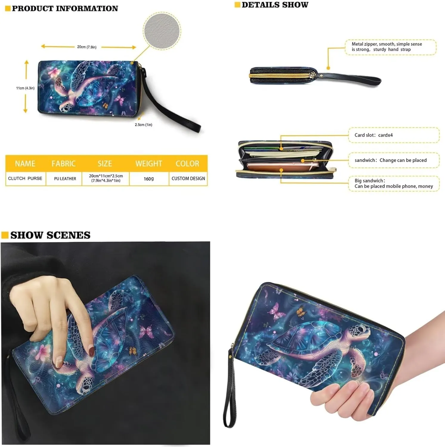 Womens Purses and Handbags Fashion Office Work Handbag Purse 2Pcs Set