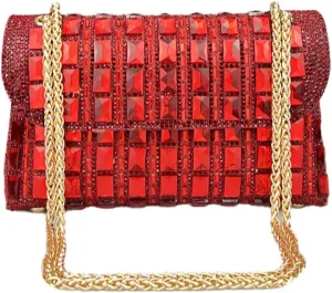 Women's Rhinestone Clutch Evening Bags Shoulder Crossbody Bag Handbag Sparkly Glitter Purse Dinner Party Prom Wedding
