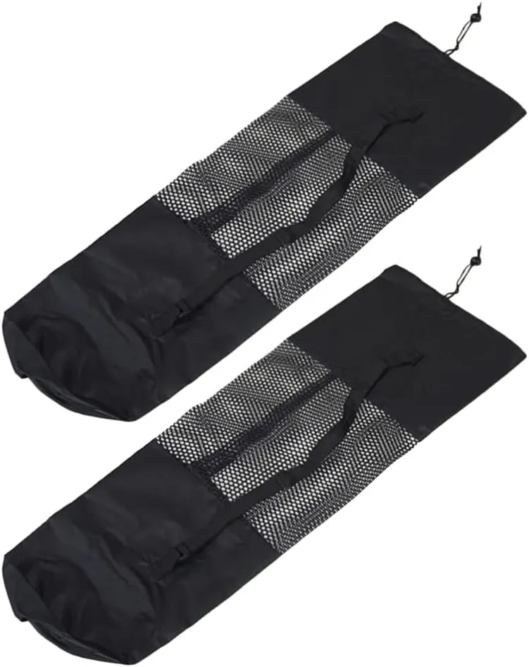 Womens Sling Bag Womens Sling Bag Yoga Mat Bag 2Pcs Exercise Yoga Mat Carrier Yoga Mat Carry Bag with Pockets and Adjustable Strap Yoga Mat Carrying Bag Rose