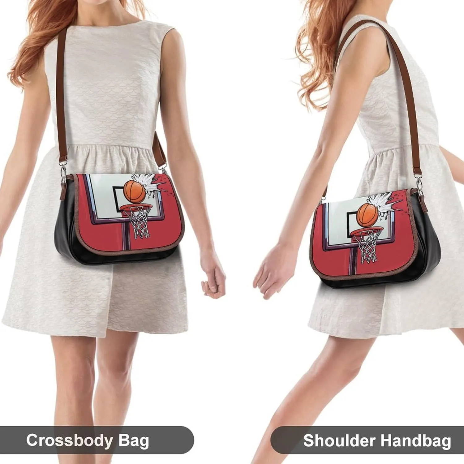 Womens Small Crossbody Purse with Adjustable Strap, Pu Leather Shoulder Bags for Travel Work