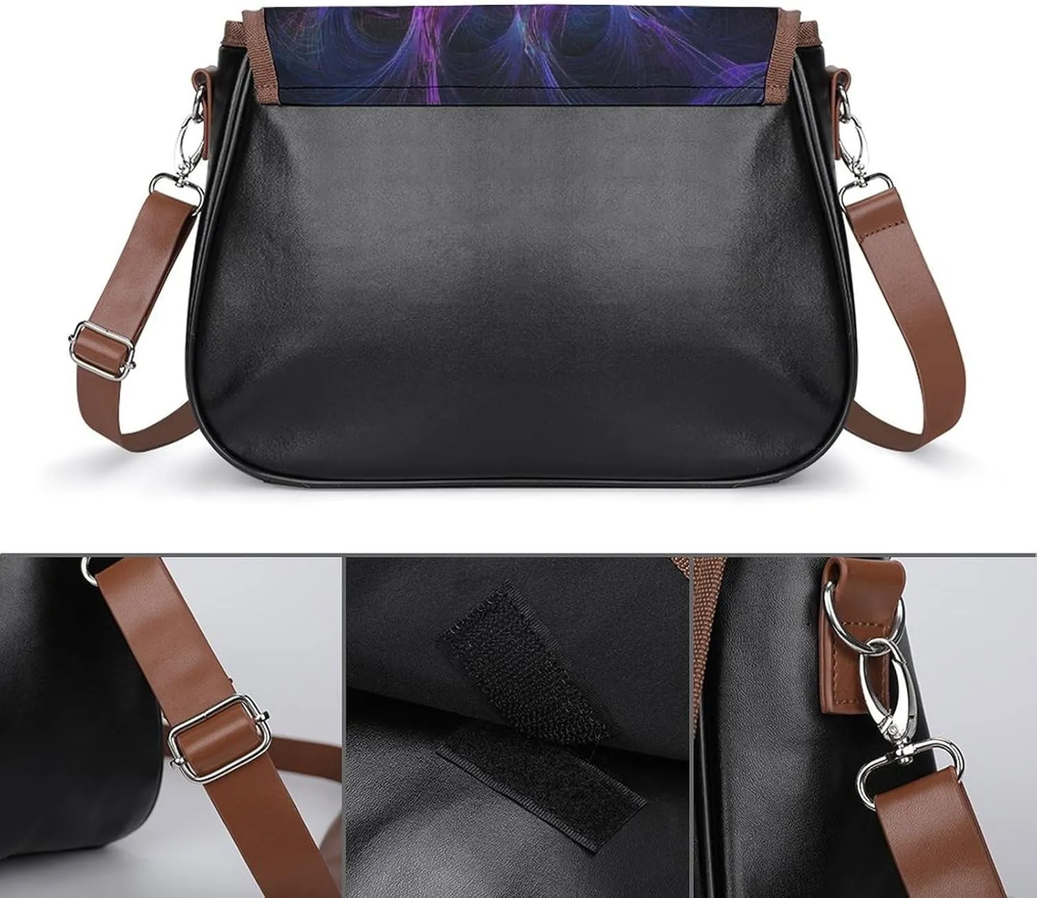 Womens Small Crossbody Purse with Adjustable Strap, Pu Leather Shoulder Bags for Travel Work