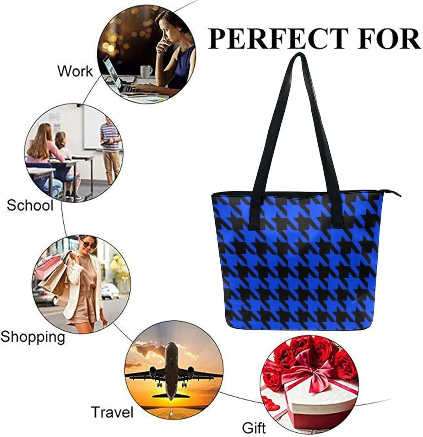 Women's Soft Leather Handbag Tote Purses Shoulder Bucket Bag