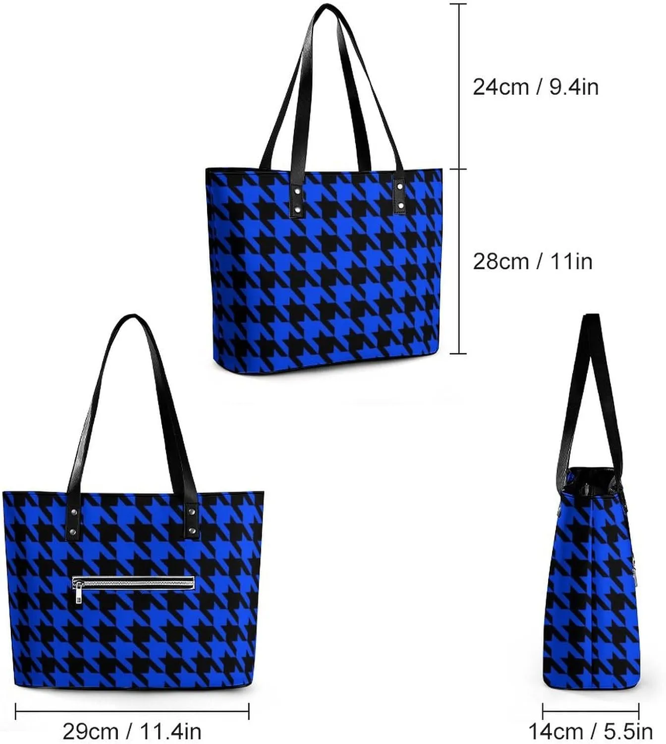 Women's Soft Leather Handbag Tote Purses Shoulder Bucket Bag