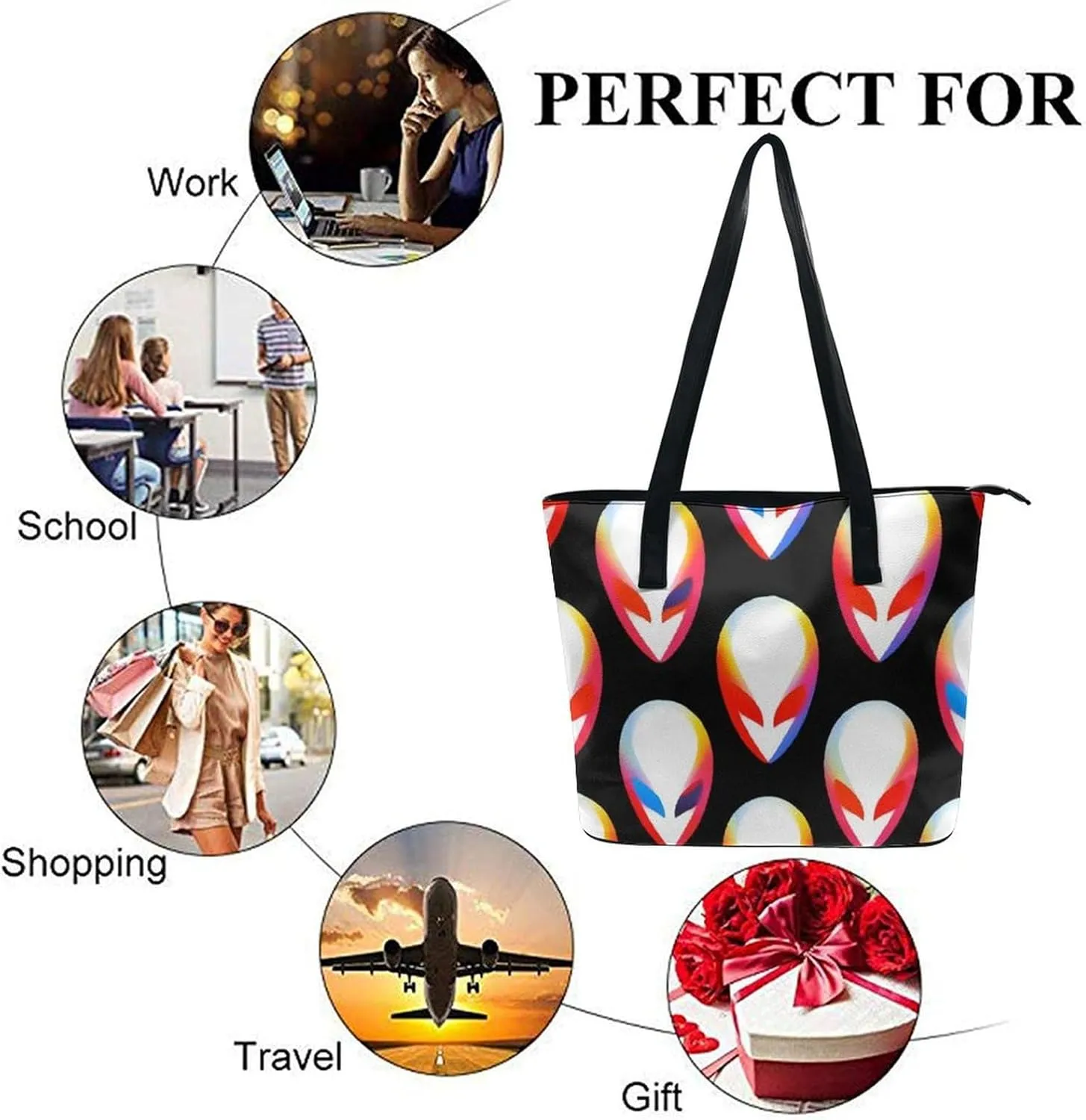 Women's Stylish Crossbody Bag PU Leather Shoulder Purse With Adjustable Strap