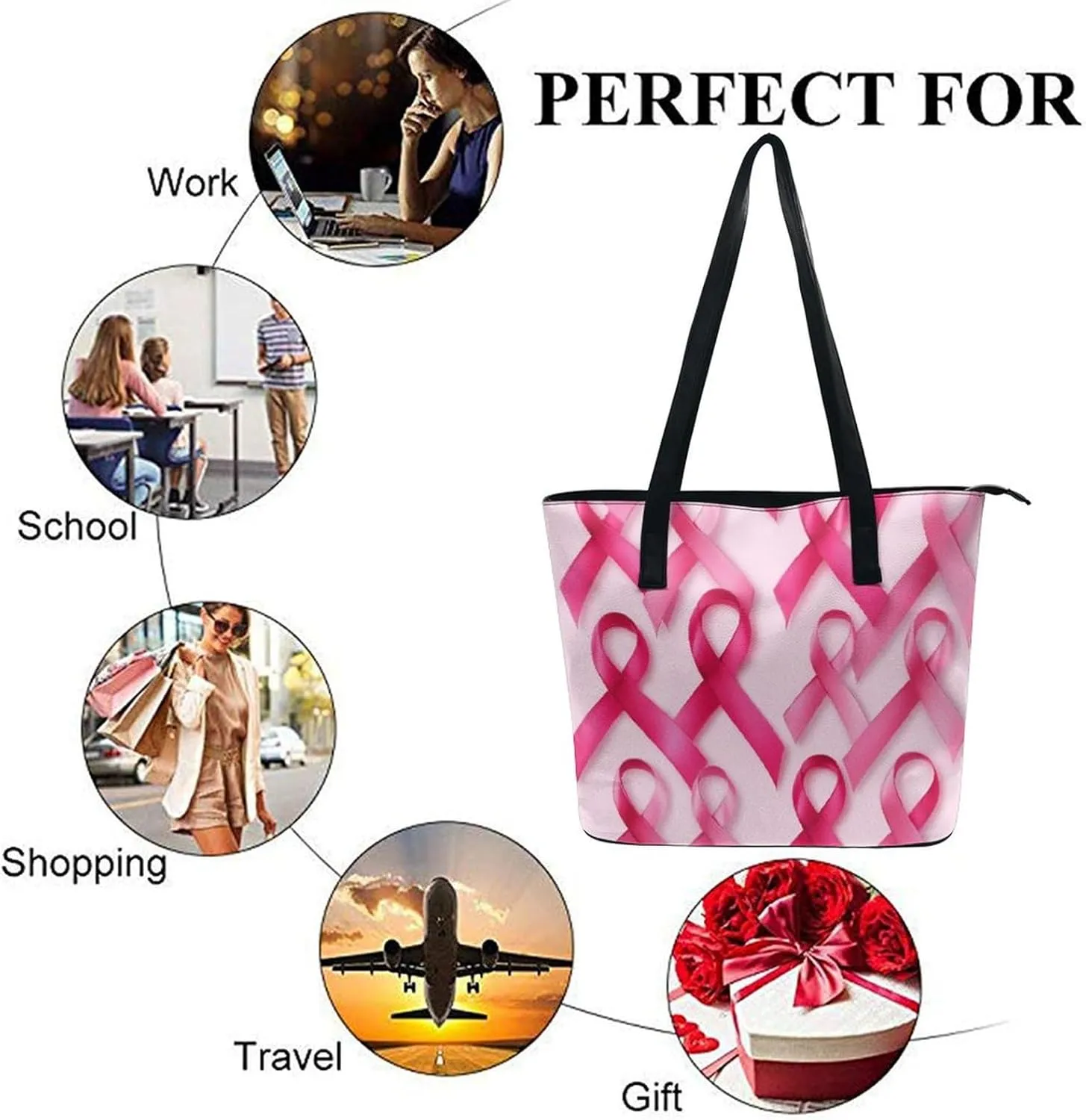 Women's Stylish Crossbody Bag PU Leather Shoulder Purse With Adjustable Strap