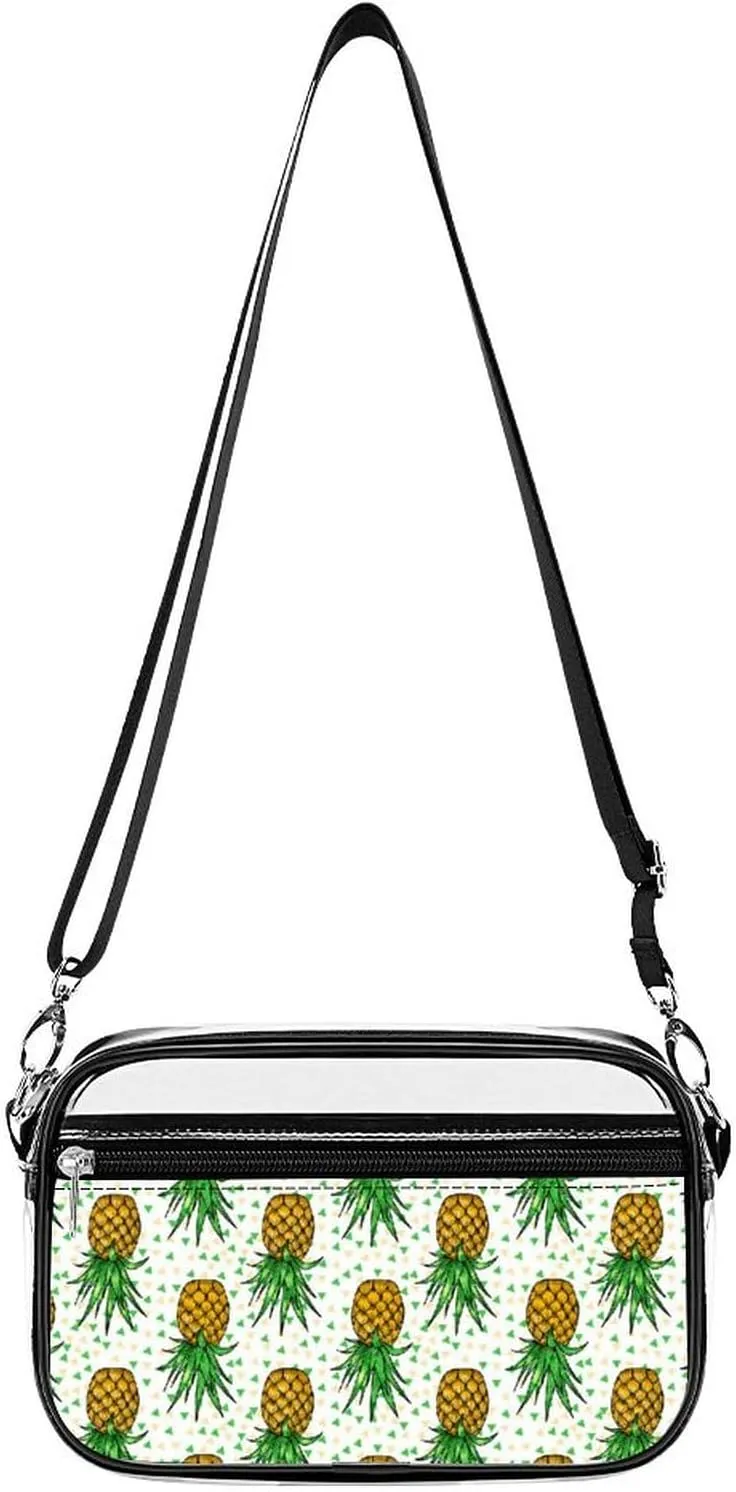 Women's Transparent Crossbody Bag Fashion Shoulder Bag With Adjustable Strap
