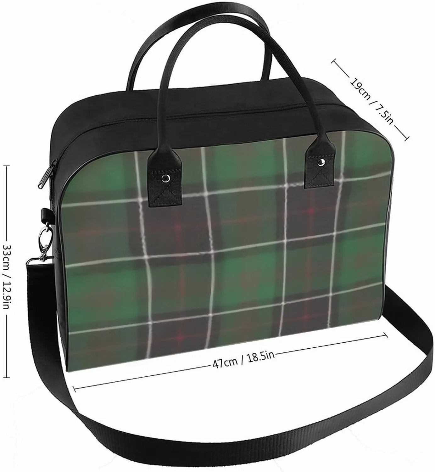 Wooden Wood Planks Fashionable Large Capacity Travel Handbag Unisex