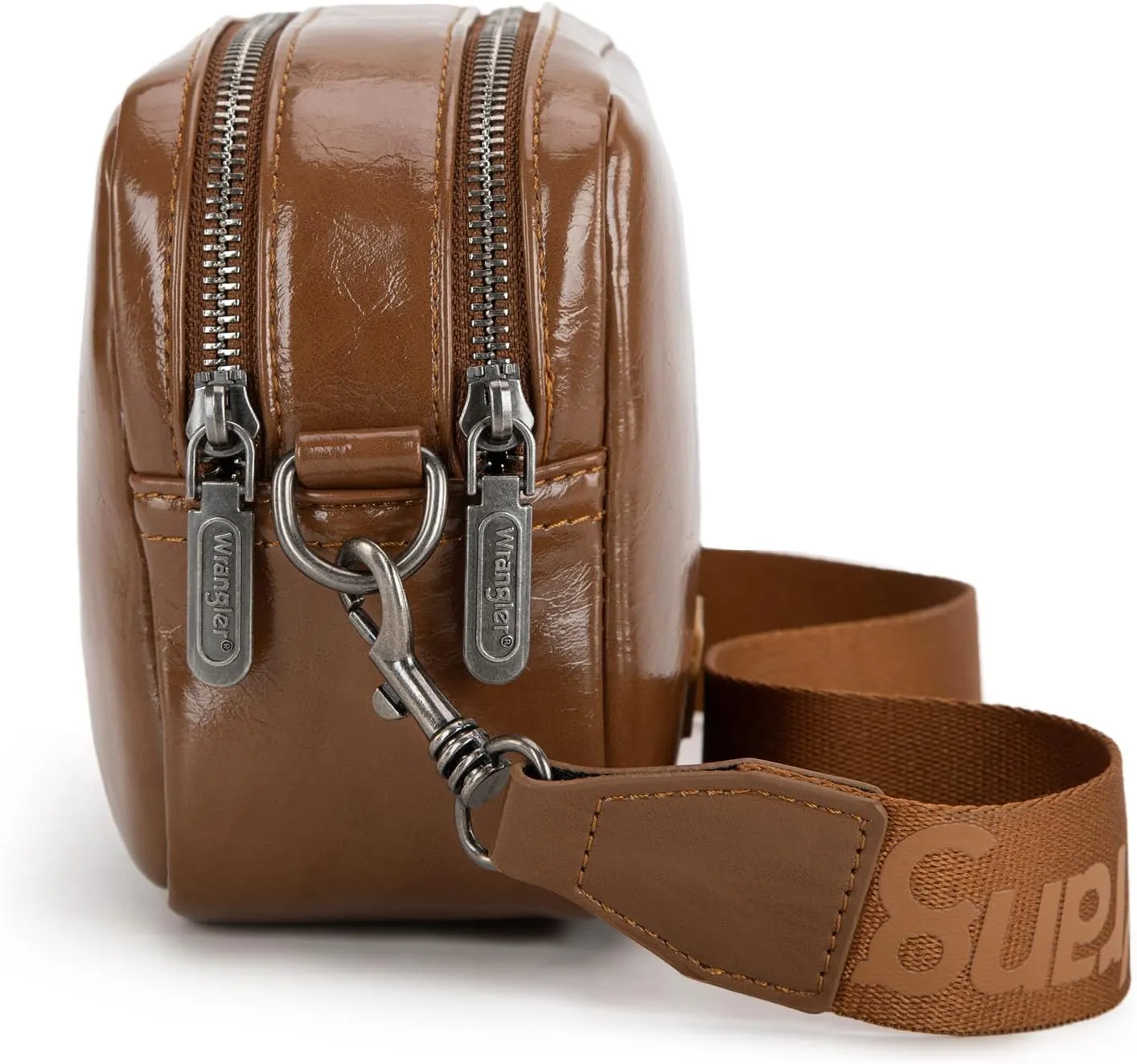 Wrangler Crossbody Bags for Women Shoulder Handbag with Dual Zipper Design