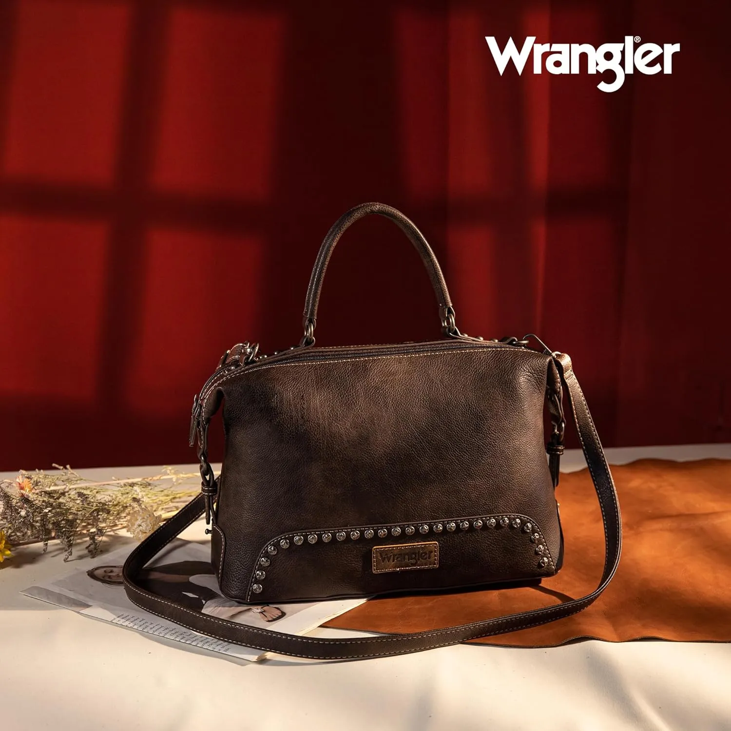 Wrangler Doctor Bag Top Handle Purse Hobo Shoulder Barrel Satchel Handbags for Women