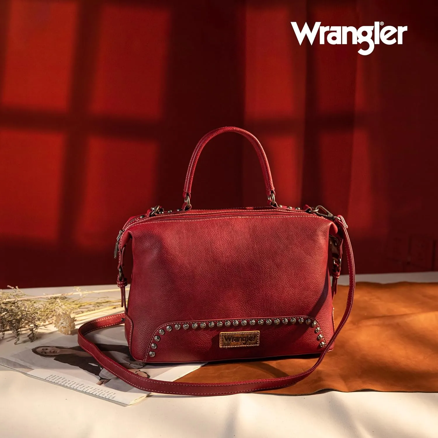 Wrangler Doctor Bag Top Handle Purse Hobo Shoulder Barrel Satchel Handbags for Women
