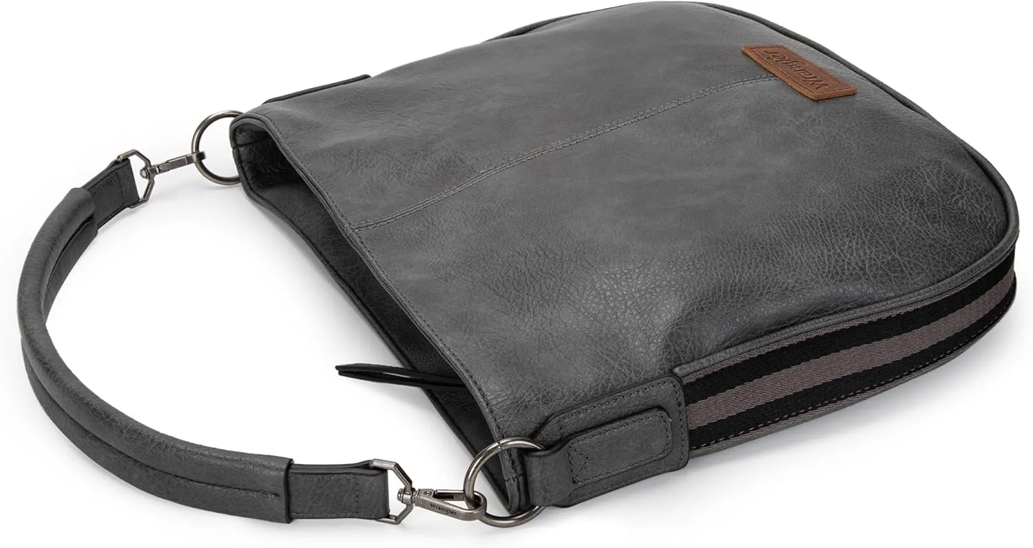 Wrangler Hobo Bags Large Crossbody Bag for Women Shoulder Purse Handbags with Adjustable Strap