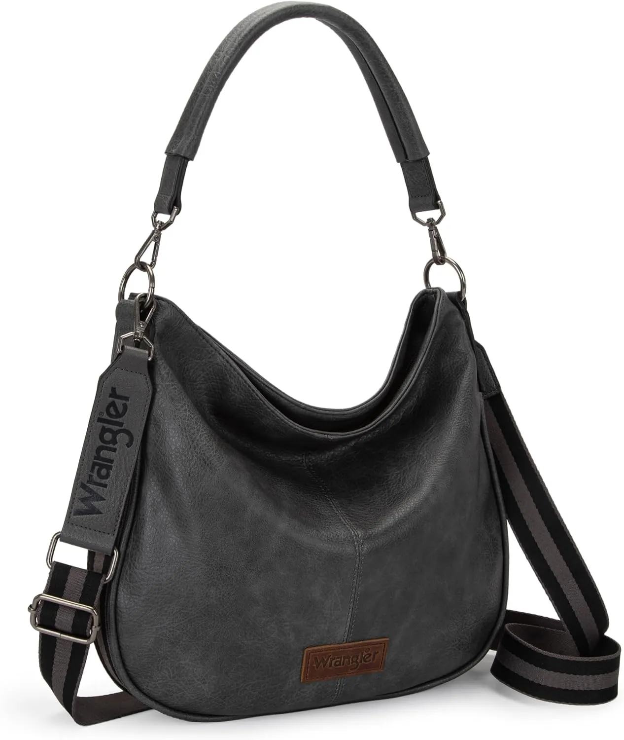 Wrangler Hobo Bags Large Crossbody Bag for Women Shoulder Purse Handbags with Adjustable Strap