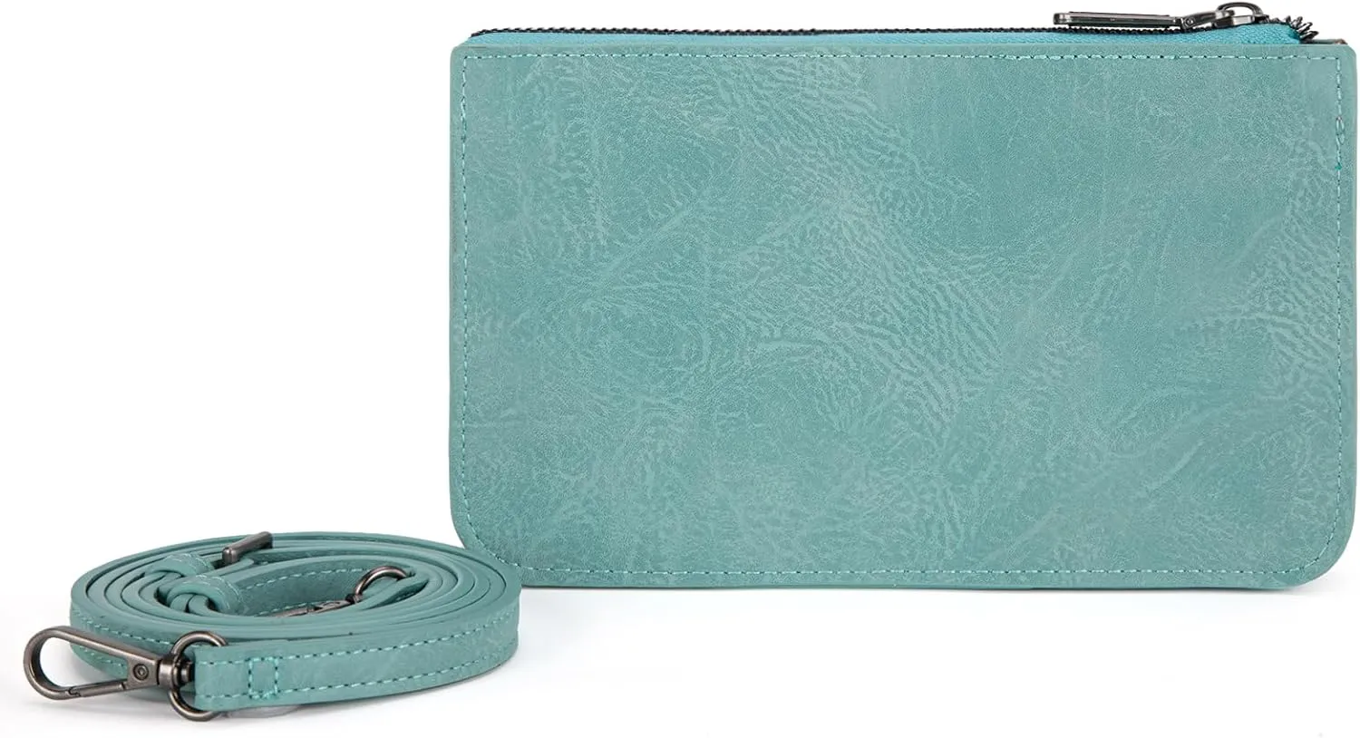 Wrangler RFID Crossbody Wallet Purse Vegan Leather Small Purses for Women with Phone Pocket and Adjustable Strap