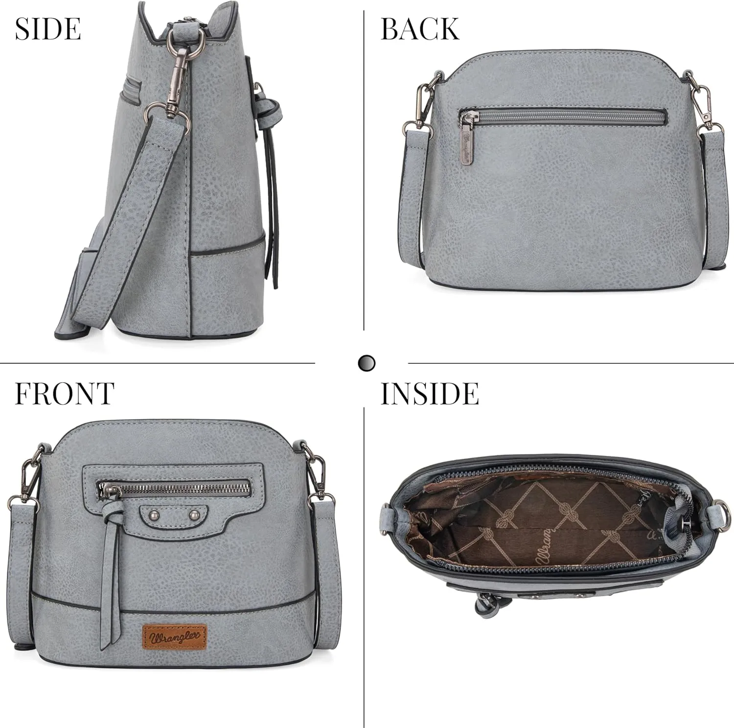 Wrangler Small Crossbody Bags for Women Shoulder Cute Purses and Handbags with Adjustable Strap