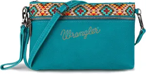 Wrangler Western Cowhide Crossbody Bags for Women Clutch Wristlet Purse