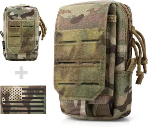 WYNEX Tactical EDC Pouch, Molle Utility Pouches Gadget Organizer Phone Holder Waist Pack Smartphone Pouch Tool Holster Pocket
