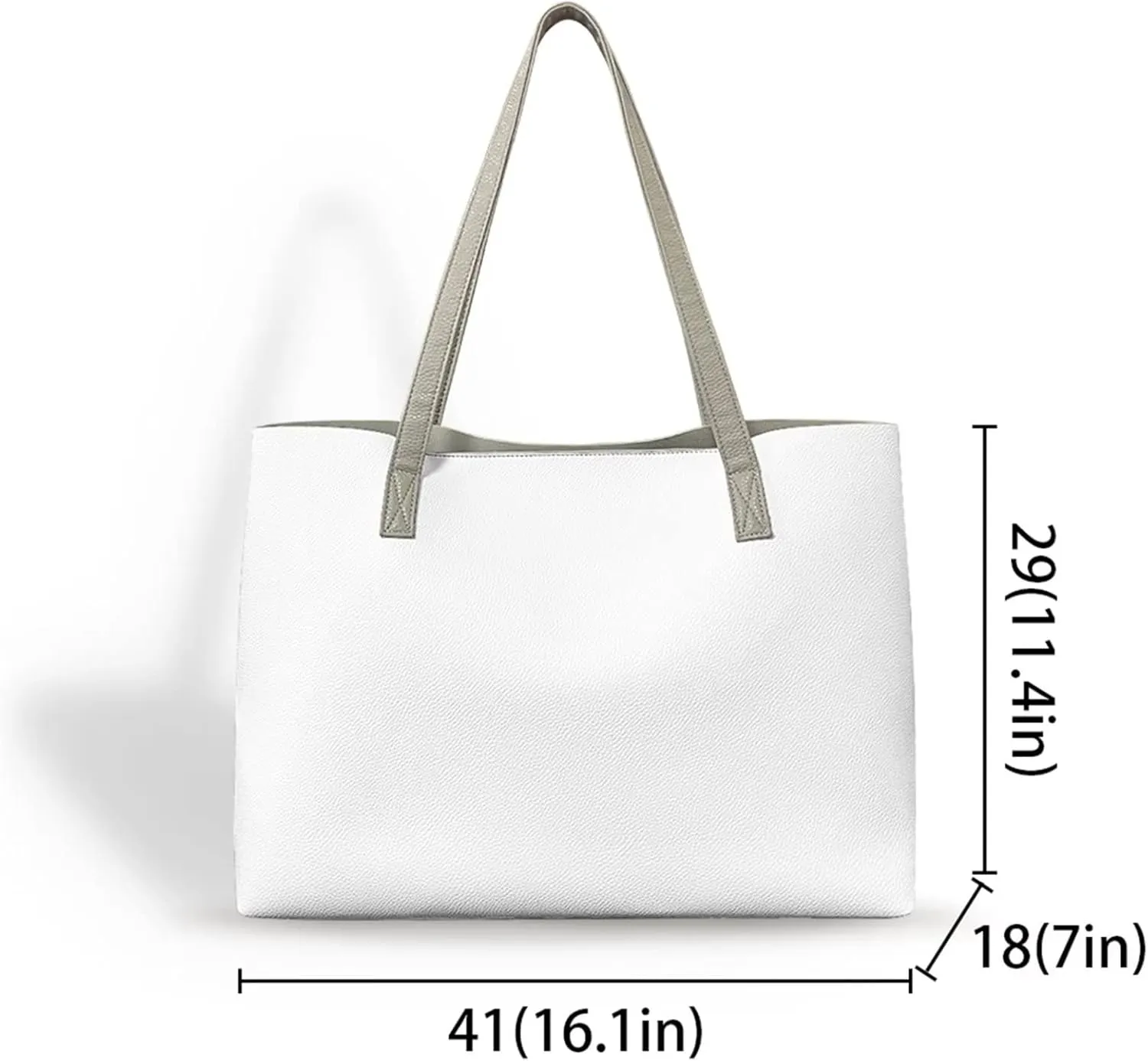 Xpyiqun Large Tote Bag for Women Leather Handbag Shoulder Purse Top-handle Bags