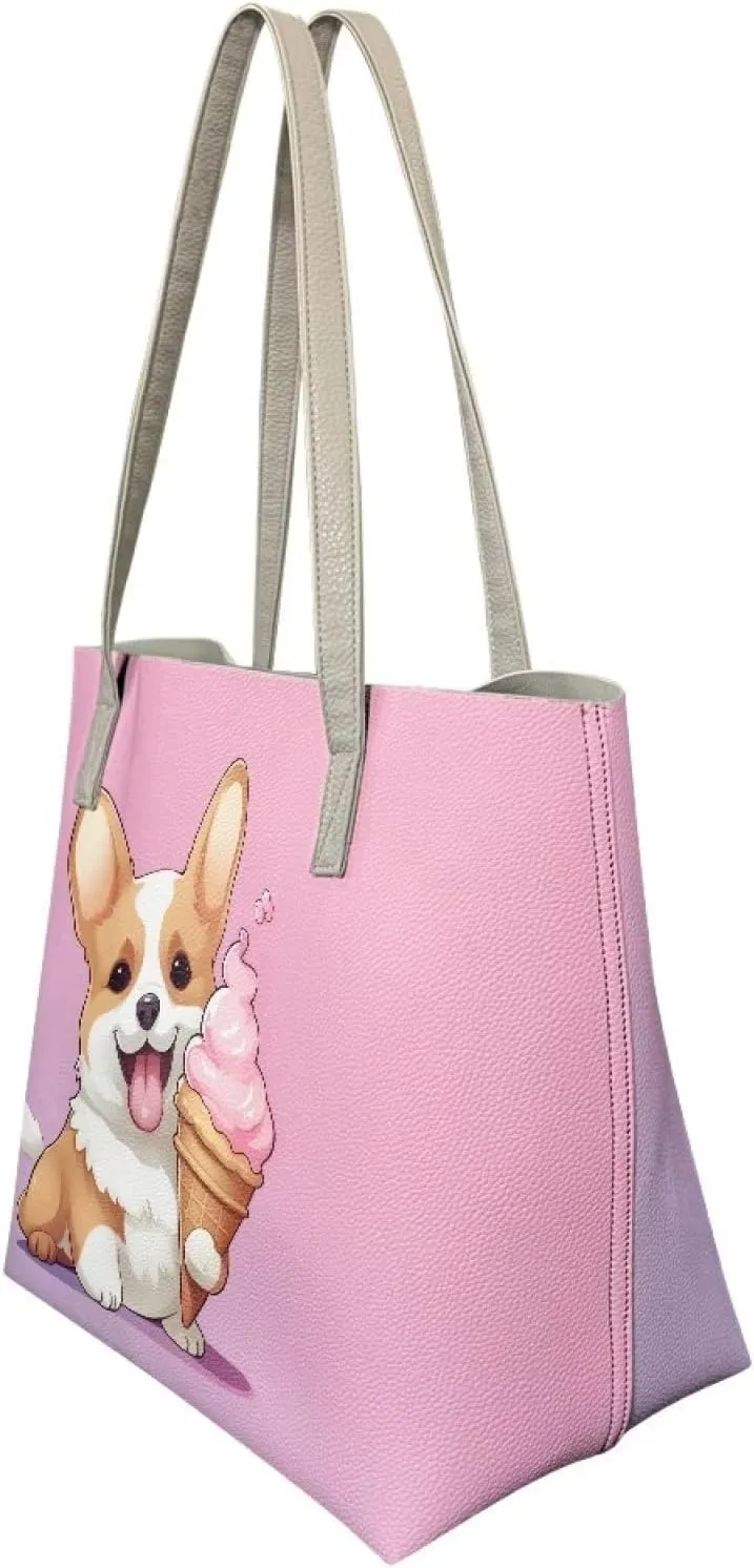 Xpyiqun Large Tote Bag for Women Leather Handbag Shoulder Purse Top-handle Bags