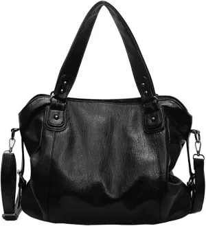 Y2k Leather Tote Bag Shoulder Crossbody Bags Satchel Purses for Women Large Capacity Hobo Vintage Purse Tote Bag