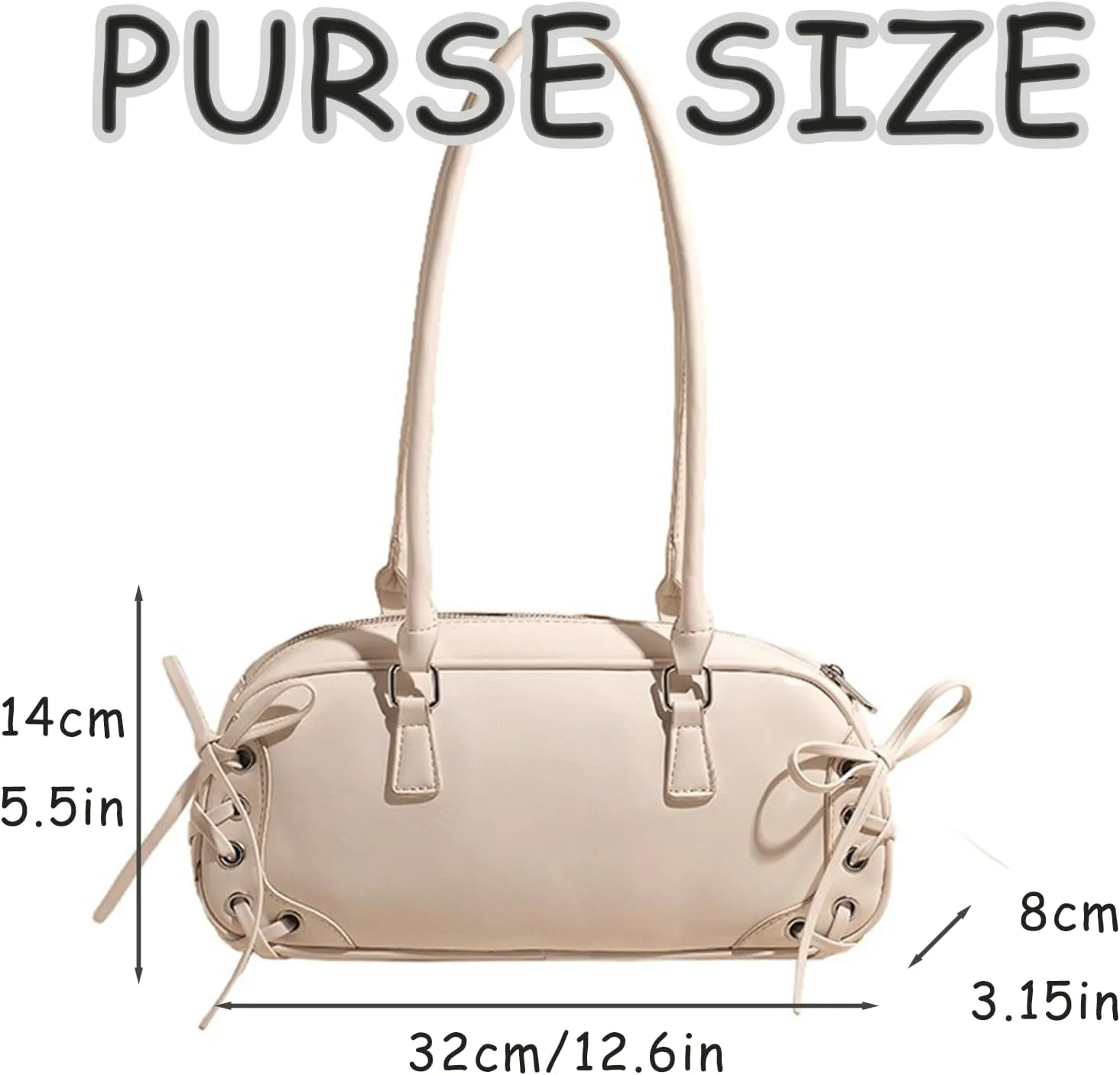 Y2k Purse 2000s Vintage Going Out Shoulder Street Girly Drawstring Bowling Bag Cute Feminine Emo Coquette Leather Purses