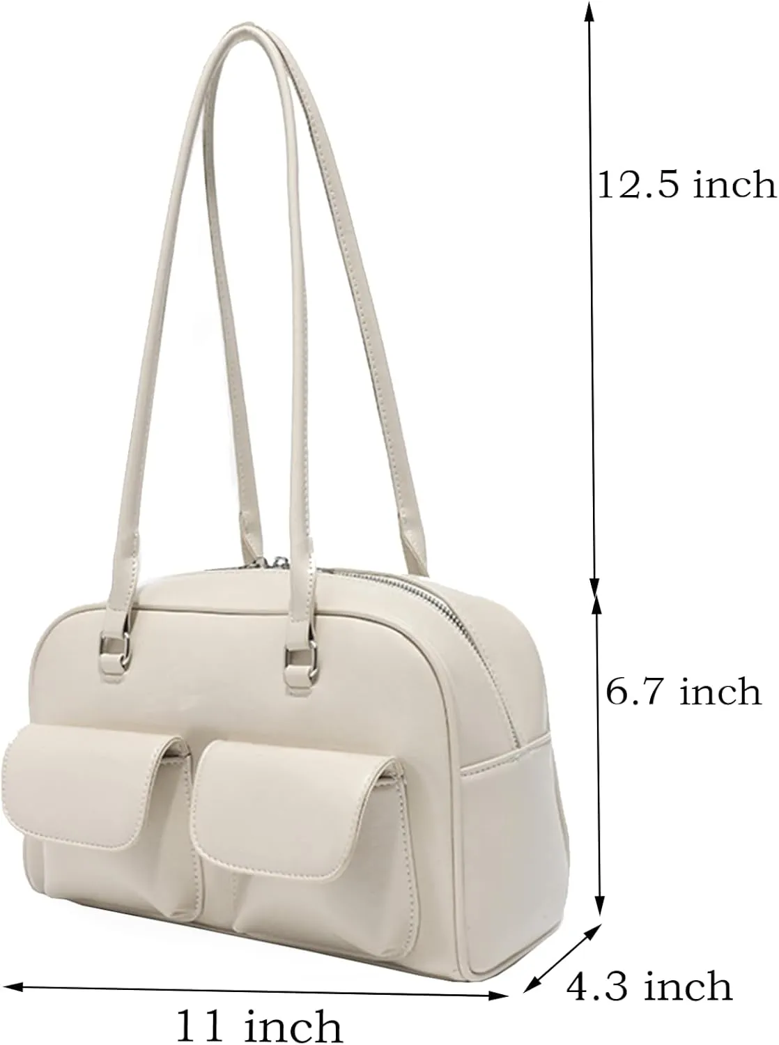 Y2K Shoulder Bag for Women Black Purse Small Retro Brown Purse Trendy Purse Women's Shoulder Handbags Purses