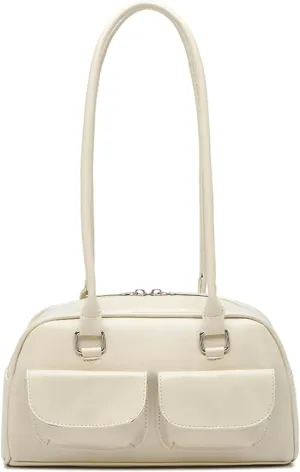 Y2K Shoulder Bag for Women Black Purse Small Retro Brown Purse Trendy Purse Women's Shoulder Handbags Purses