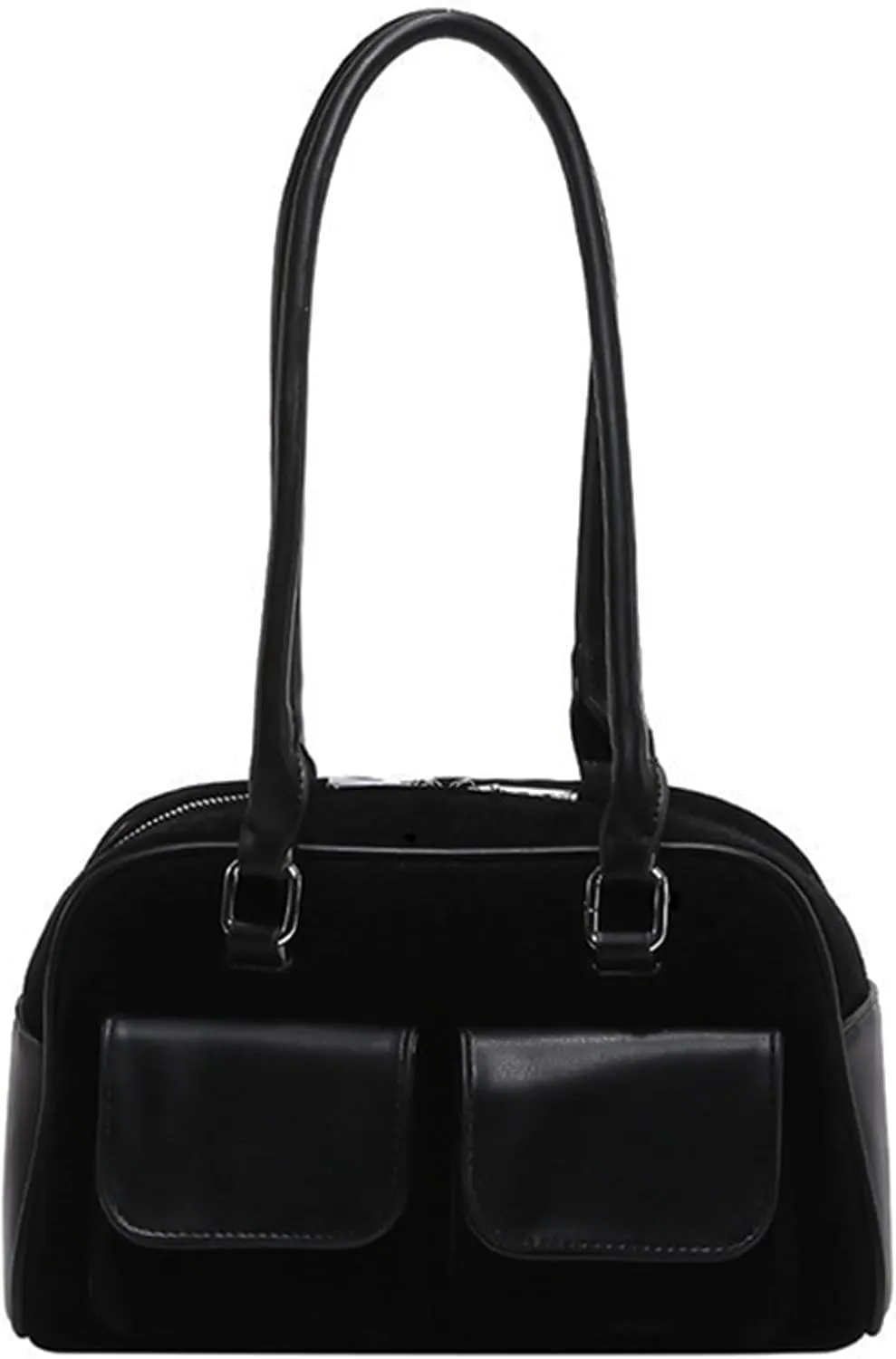 Y2K Shoulder Bag for Women Black Small Purse Brown Purse Trendy Purse Retro Women's Shoulder Handbags Purses