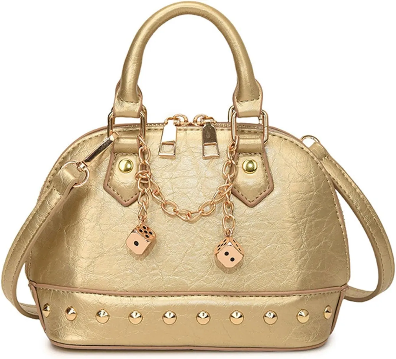Y2K Shoulder Bag for Women - Cute Crossbody and Top-Handle Purses with Dice Decoration for Everyday Use
