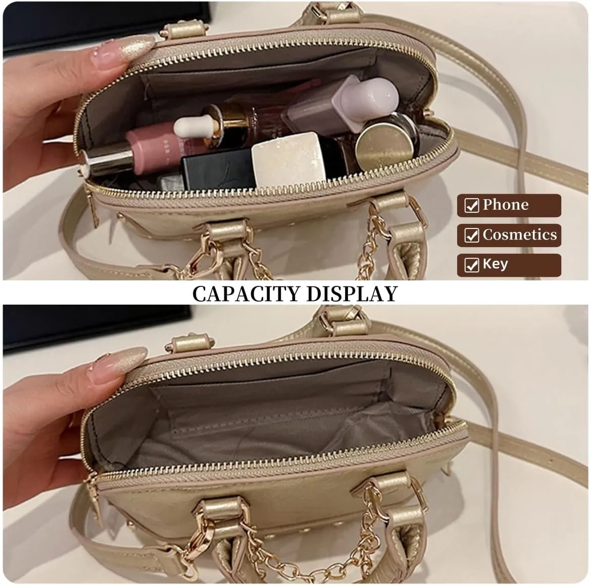 Y2K Shoulder Bag for Women - Cute Crossbody and Top-Handle Purses with Dice Decoration for Everyday Use