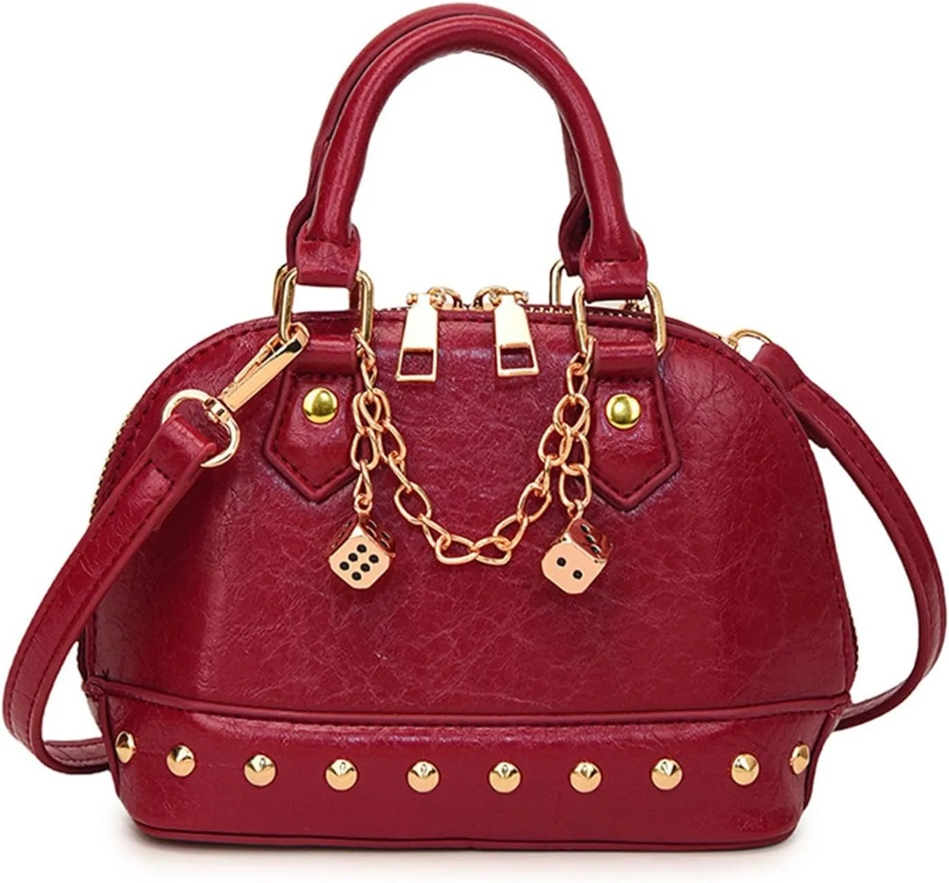 Y2K Shoulder Bag for Women - Cute Crossbody and Top-Handle Purses with Dice Decoration for Everyday Use