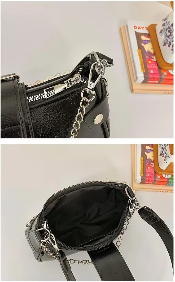 Y2K Shoulder Bag Y2K purse for Women Handbag Punk Purse