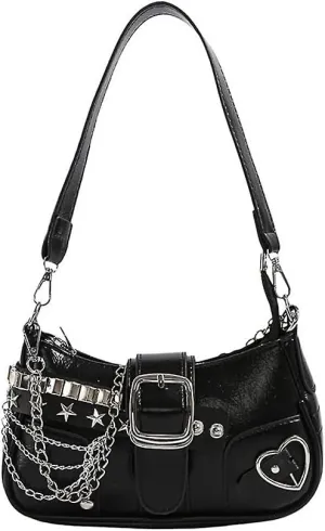 Y2K Shoulder Bag Y2K purse for Women Handbag Punk Purse