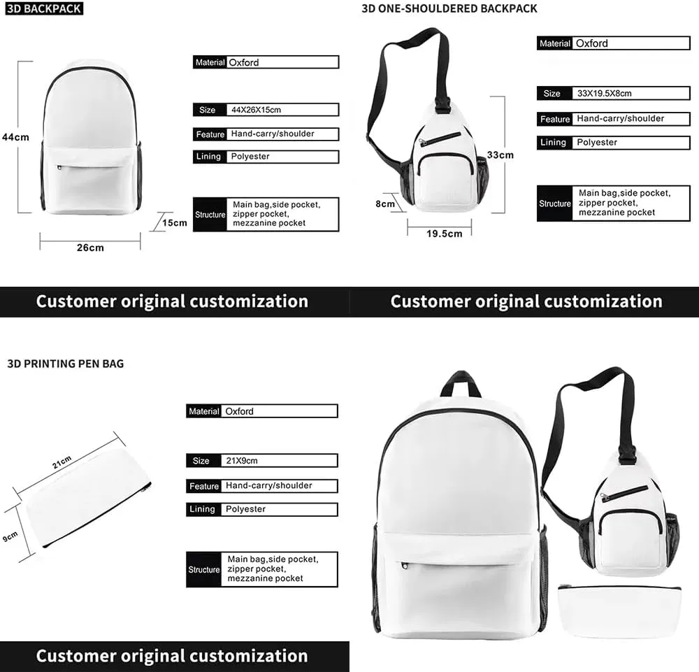 Yandel Sinfonico Tour 2025 Backpack 3 Pieces Sets Vintage Crossbody Bag Fashion Casual Travel Bag (Gray)